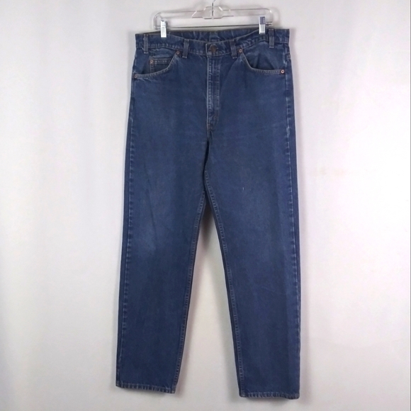 Vintage Levi's 505 straight blue jeans men size 38 X 32 - Picture 2 of 5